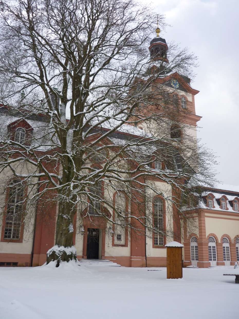Schlosskirche im Schnee